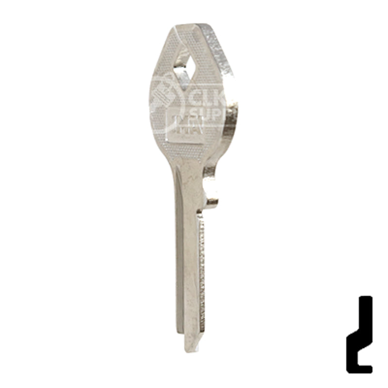 Uncut Key Blank | Master Padlock | MAS-12D, M4 Padlock Key JMA USA