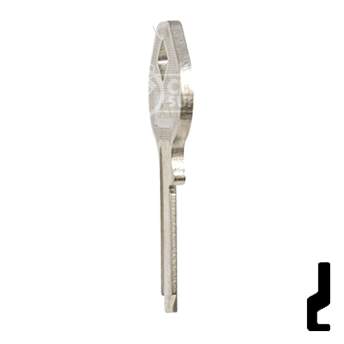 Uncut Key Blank | Master Padlock | MAS-12D, M4 Padlock Key JMA USA
