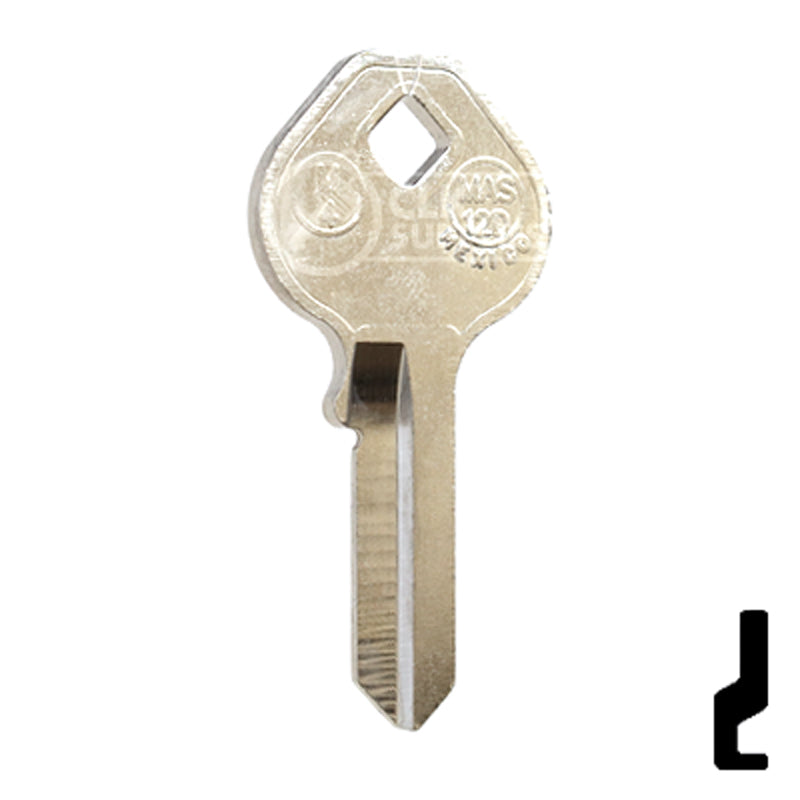 Uncut Key Blank | Master Padlock | MAS-12D, M4 Padlock Key JMA USA