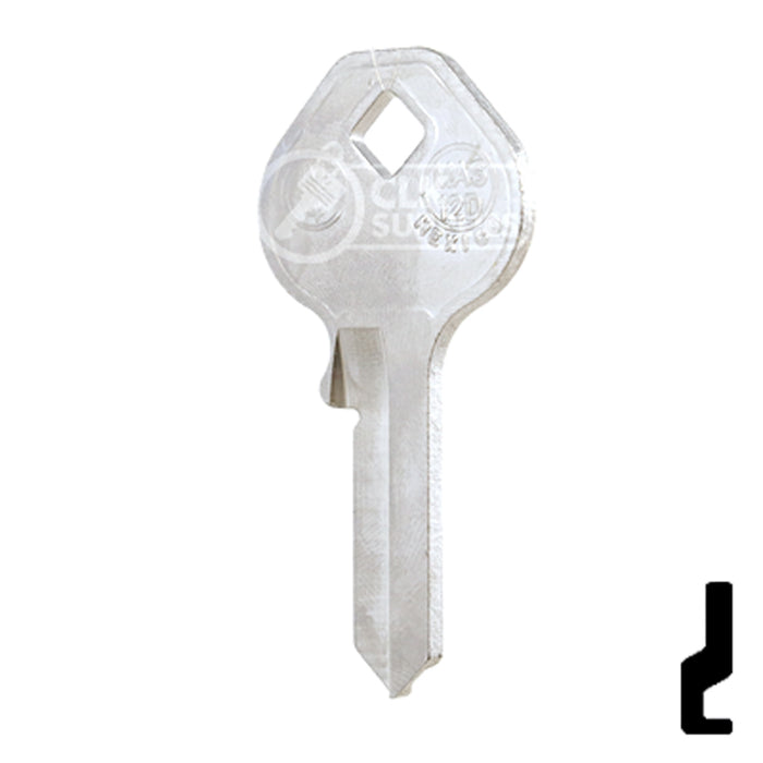 Uncut Key Blank | Master Padlock | MAS-12D, M4 Padlock Key JMA USA