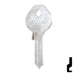 Uncut Key Blank | Master Padlock | MAS-12D, M4 Padlock Key JMA USA