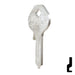 Uncut Key Blank | Master Padlock | MAS-12D, M4 Padlock Key JMA USA