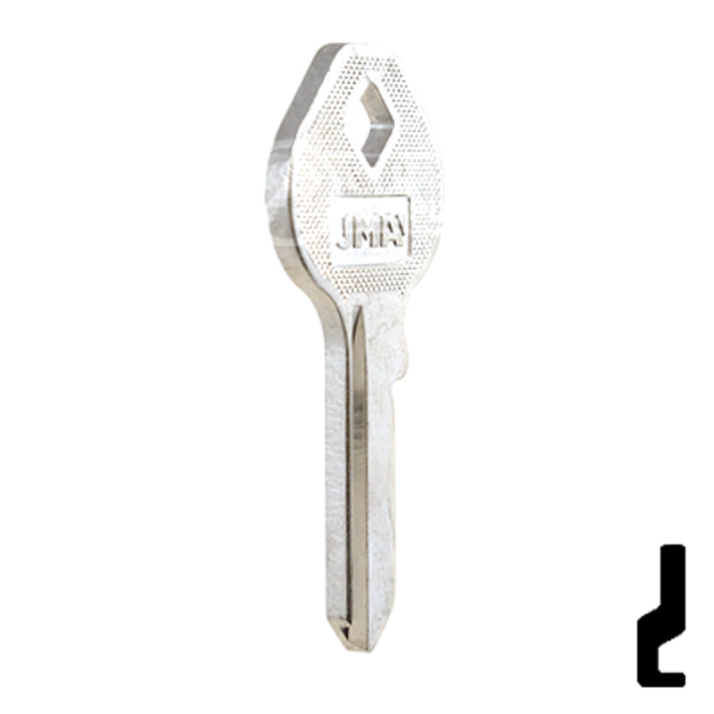 Uncut Key Blank | Master Padlock | MAS-12D, M4 Padlock Key JMA USA