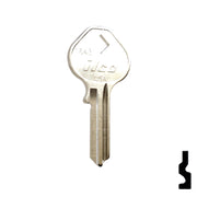 Uncut Key Blank | Mintcraft Padlock | 1643 Padlock Key Ilco