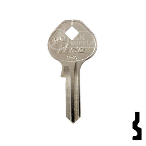 Uncut Key Blank | Mintcraft Padlock | 1643