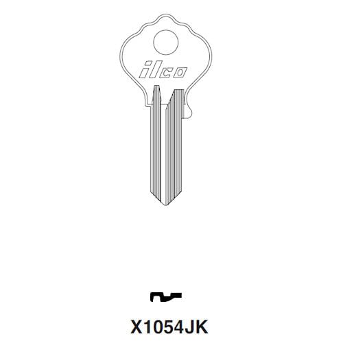 Uncut Key Blank | Padlock Key | BDX1054JK Padlock Key Framon Manufacturing Company, Inc