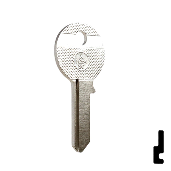 Uncut Key Blank | Padlock Key | X1054SC Padlock Key Ilco