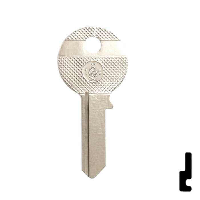 Uncut Key Blank | Padlock Key | X1054SC Padlock Key Ilco