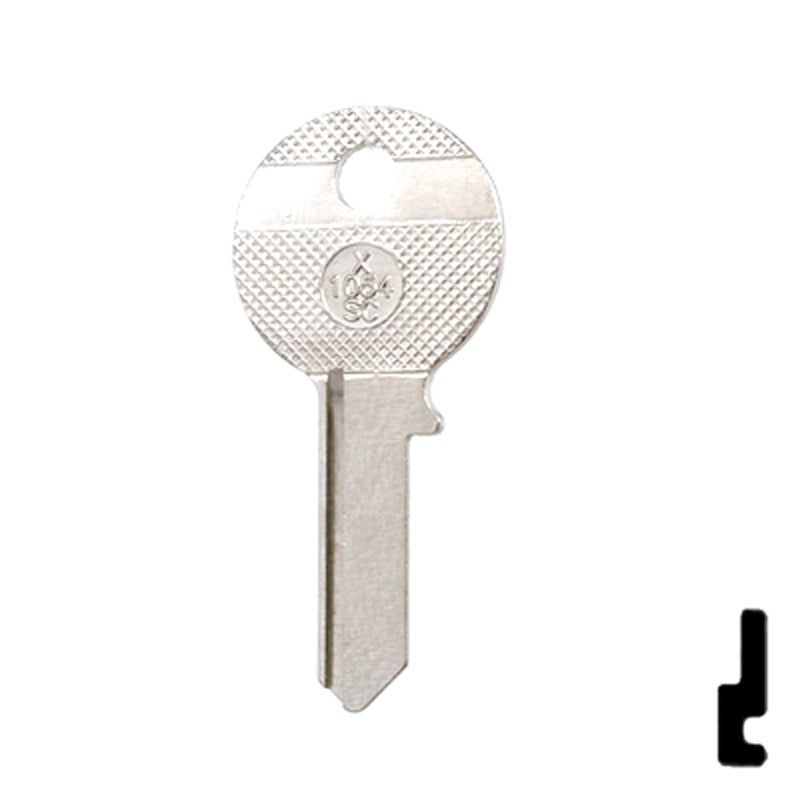 Uncut Key Blank | Padlock Key | X1054SC Padlock Key Ilco