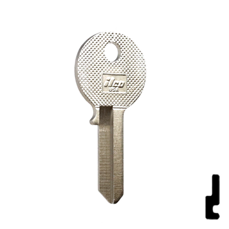 Uncut Key Blank | Padlock Key | X1054SC Padlock Key Ilco