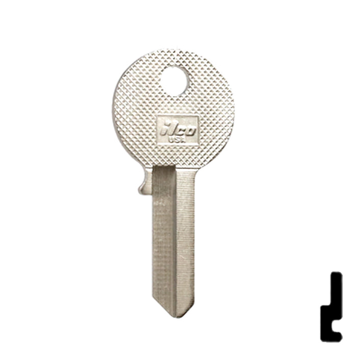 Uncut Key Blank | Padlock Key | X1054SC Padlock Key Ilco