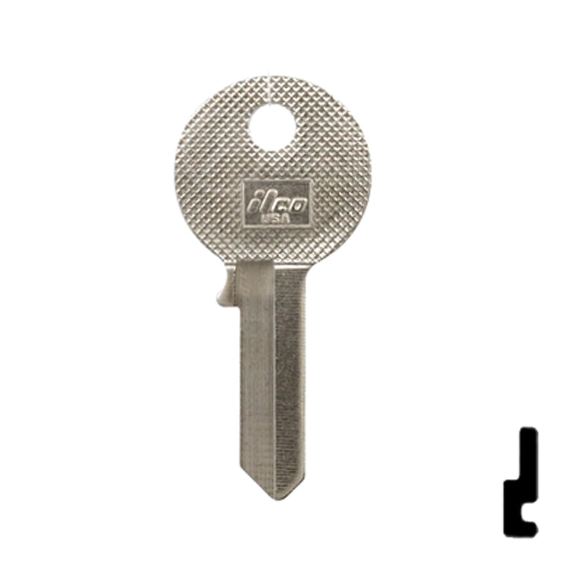Uncut Key Blank | Padlock Key | X1054SC Padlock Key Ilco