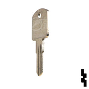 Uncut Key Blank | Richelieu | 1668 Padlock Key Ilco