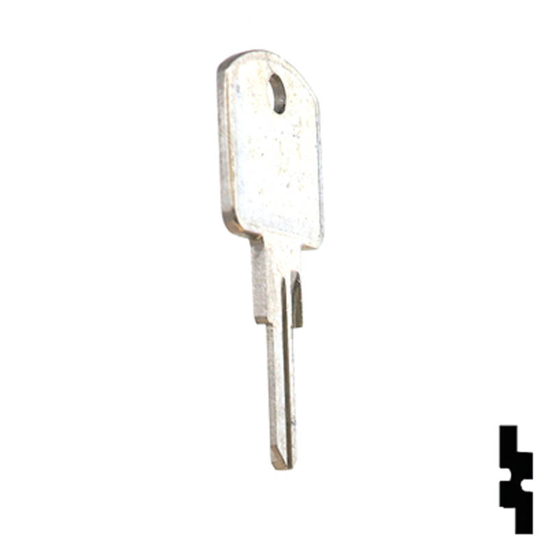 Uncut Key Blank | Richelieu | 1668 Padlock Key Ilco