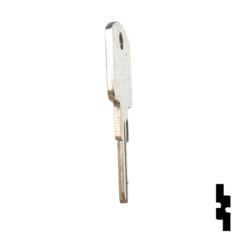 Uncut Key Blank | Richelieu | 1668 Padlock Key Ilco