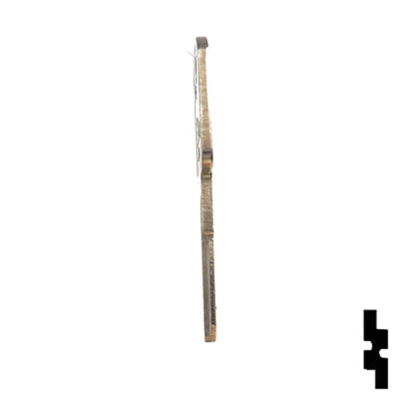 Uncut Key Blank | Richelieu | 1668 Padlock Key Ilco
