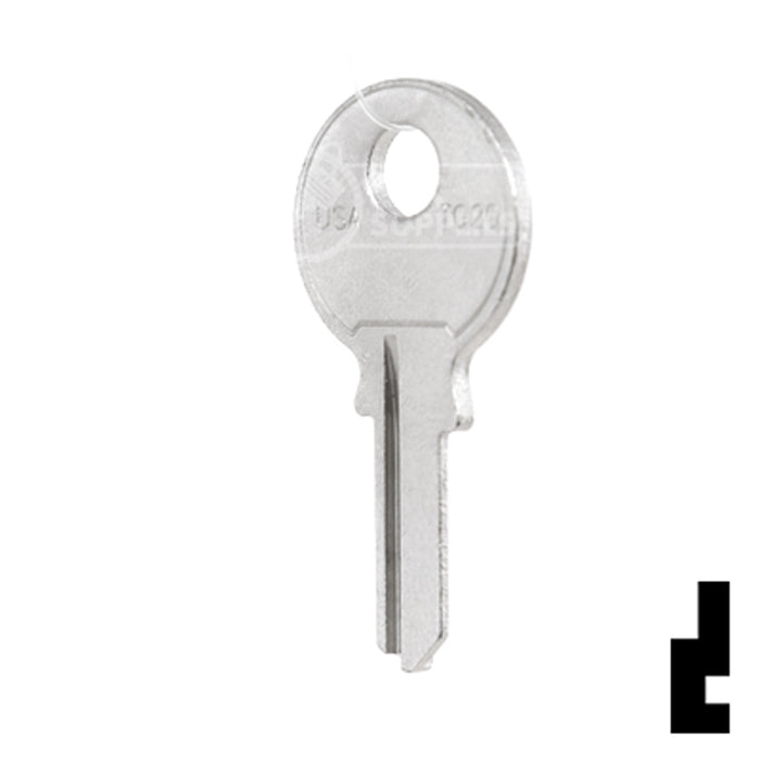 Uncut Key Blank | Tru-Guard | TG20 Padlock Key Ilco