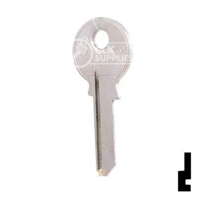 Uncut Key Blank | Tru-Guard | TG40 Padlock Key Ilco