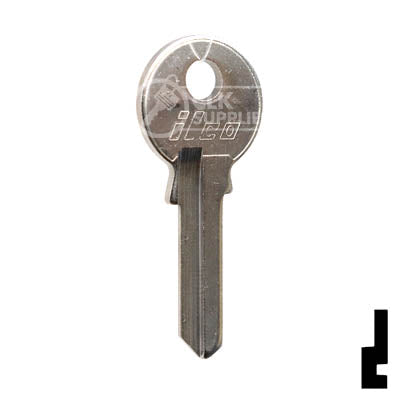 Uncut Key Blank | Tru-Guard | TG40 Padlock Key Ilco