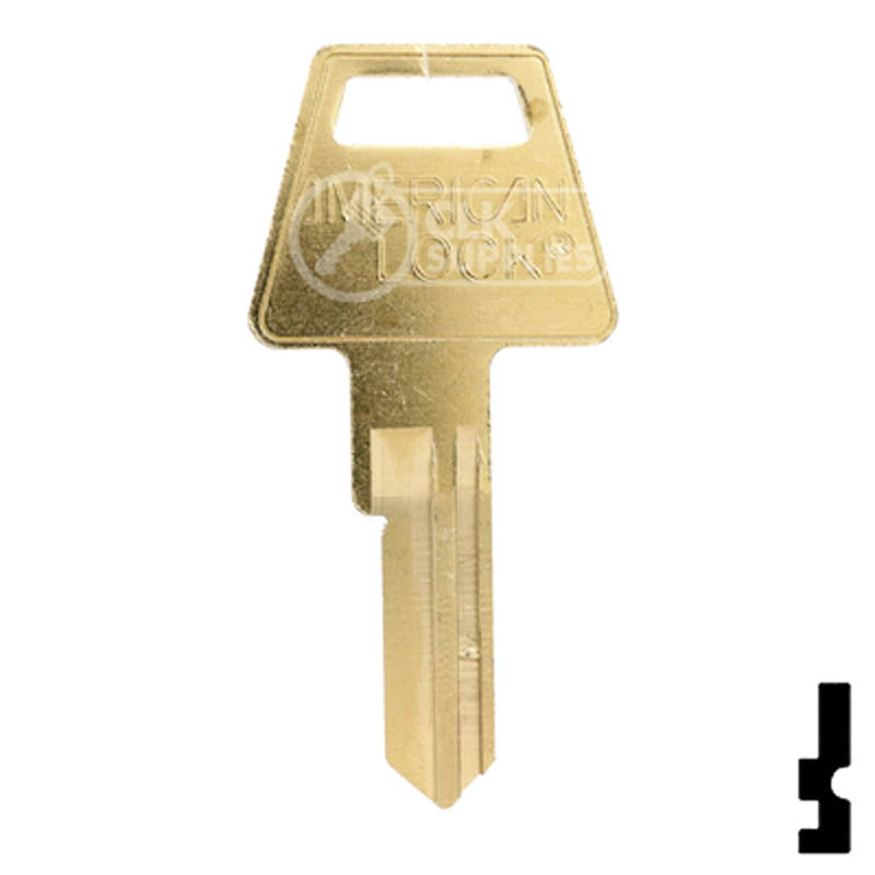 Uncut Key Blank | USA American Lock | AMAAK5BOX Padlock Key American Lock