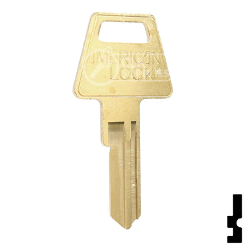 Uncut Key Blank | USA American Lock | AMAAK5BOX Padlock Key American Lock