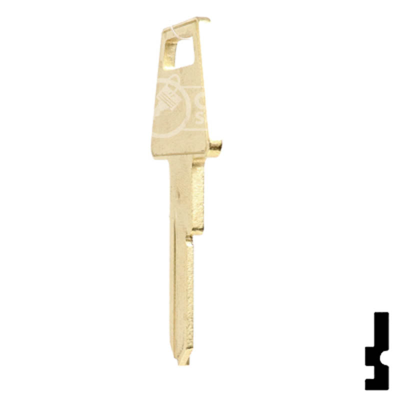 Uncut Key Blank | USA American Lock | AMAAK5BOX Padlock Key American Lock
