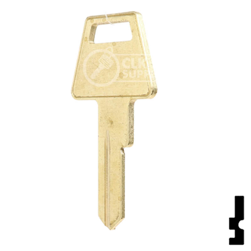 Uncut Key Blank | USA American Lock | AMAAK5BOX Padlock Key American Lock