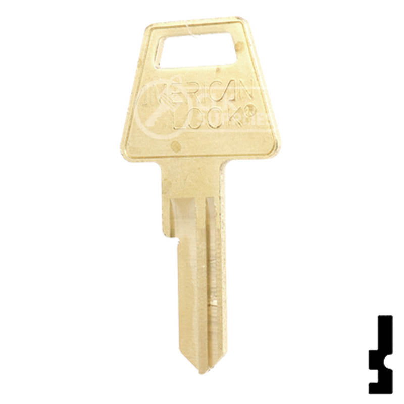 Uncut Key Blank | USA American Lock | AMAAK5BOX Padlock Key American Lock
