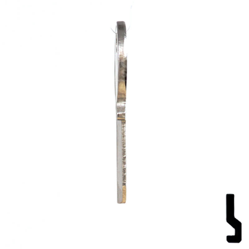 Uncut Key Blank | Viro | 1065C Padlock Key Ilco