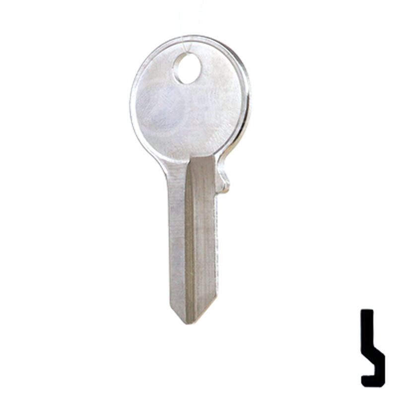 Uncut Key Blank | Viro | 1065C Padlock Key Ilco