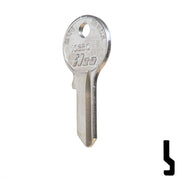 Uncut Key Blank | Viro | 1065C Padlock Key Ilco