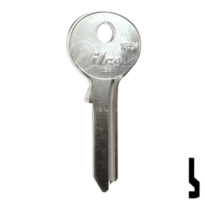 Uncut Key Blank | Viro | 185V Padlock Key Ilco