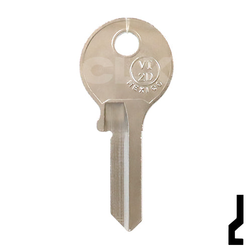 Uncut Key Blank | Viro | VR05S Padlock Key JMA USA