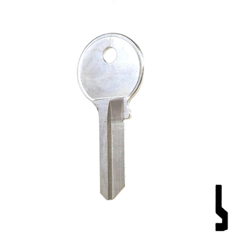 Uncut Key Blank | Viro | VR2, VR91 Padlock Key Ilco