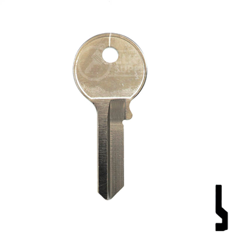Uncut Key Blank | Viro | VR2, VR91 Padlock Key Ilco
