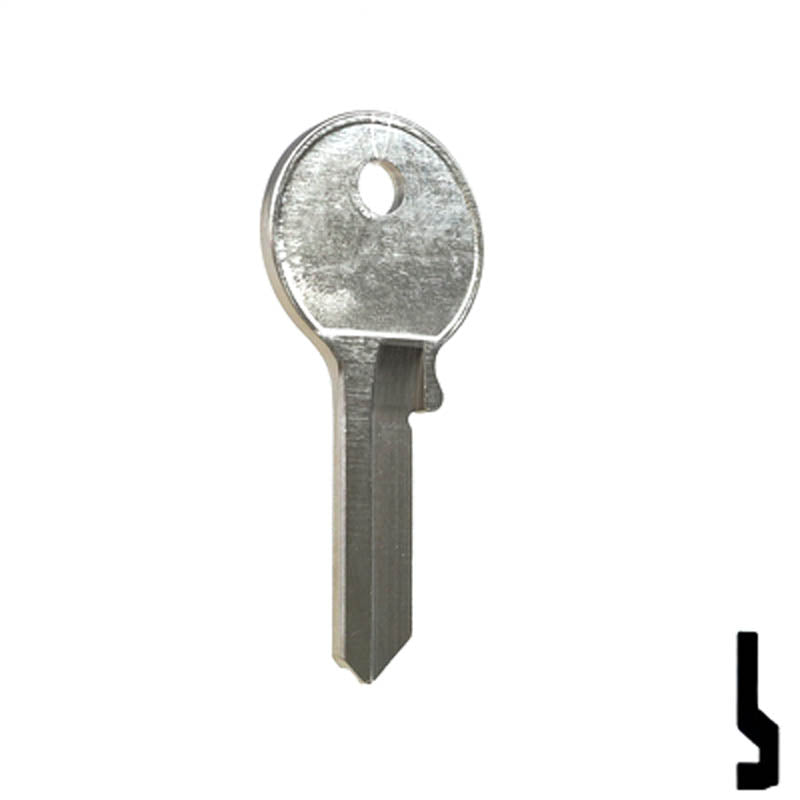 Uncut Key Blank | Viro | VR2, VR91 Padlock Key Ilco