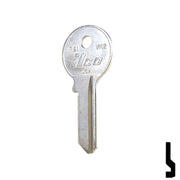 Uncut Key Blank | Viro | VR2, VR91 Padlock Key Ilco