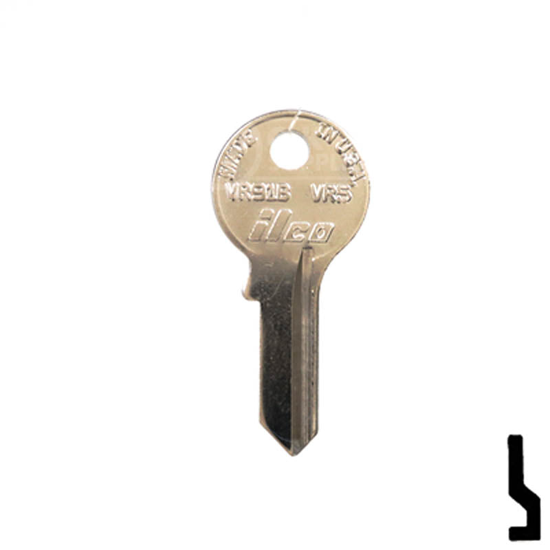 Uncut Key Blank | Viro | VR5, VR91B Padlock Key JMA USA