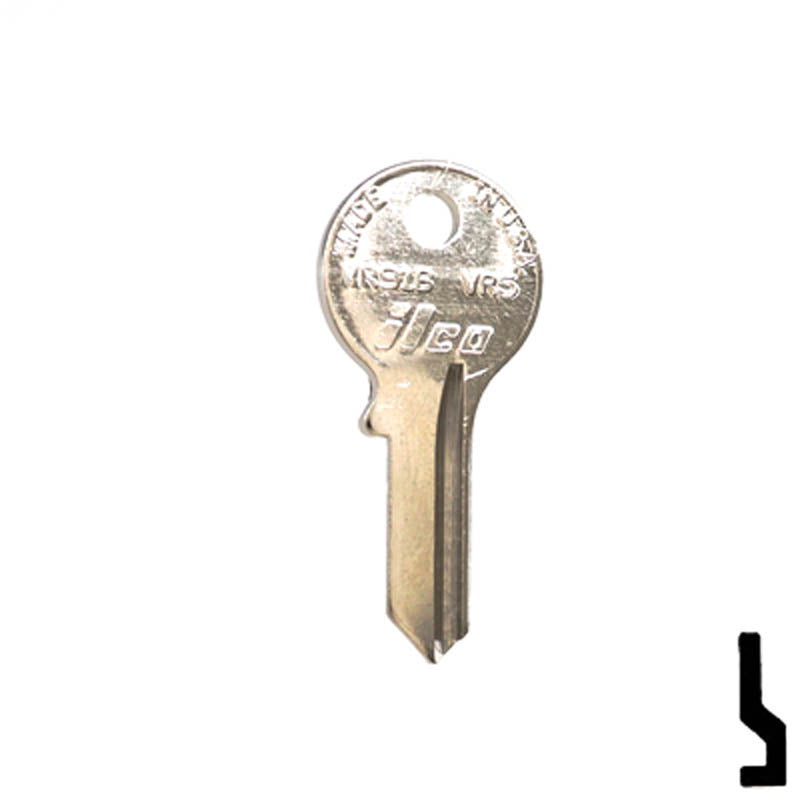 Uncut Key Blank | Viro | VR5, VR91B Padlock Key JMA USA