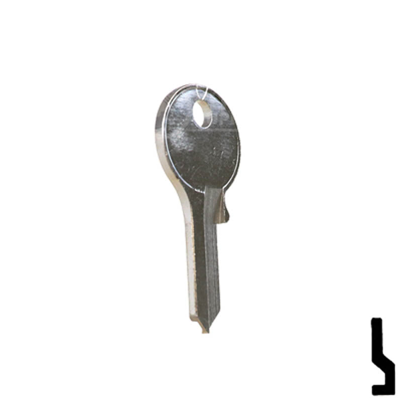 Uncut Key Blank | Viro | VR5, VR91B Padlock Key JMA USA