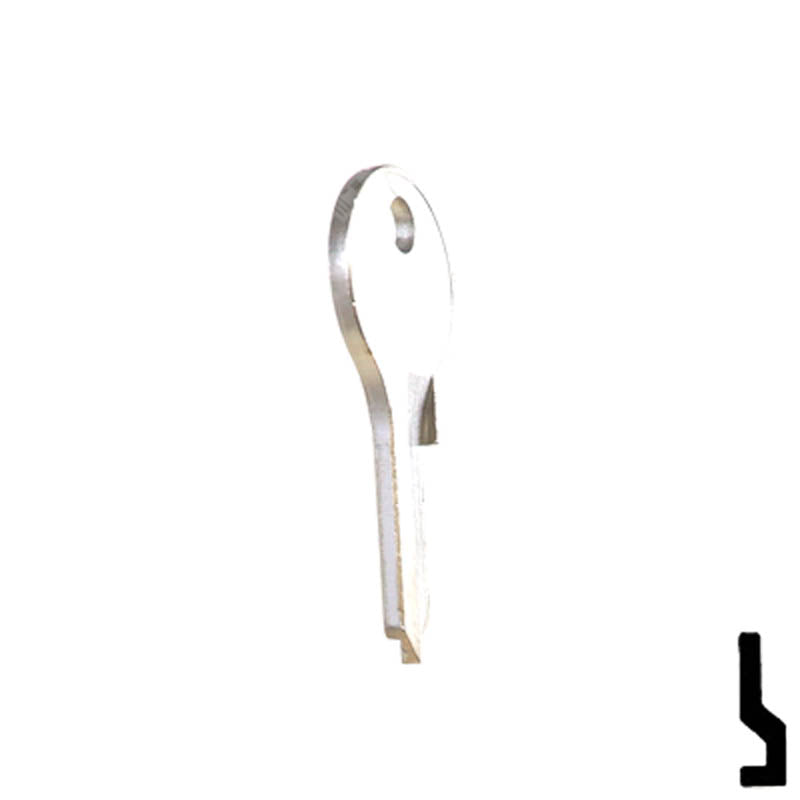 Uncut Key Blank | Viro | VR5, VR91B Padlock Key JMA USA