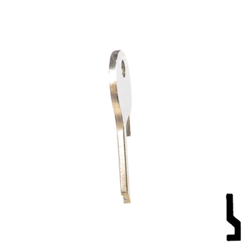 Uncut Key Blank | Viro | VR5, VR91B Padlock Key JMA USA