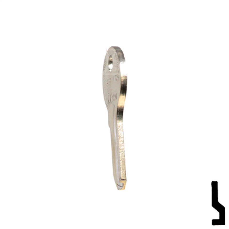 Uncut Key Blank | Viro | VR5, VR91B Padlock Key JMA USA