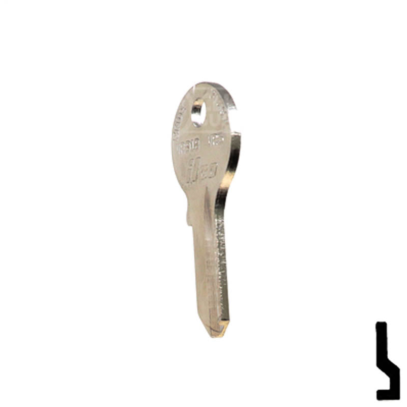 Uncut Key Blank | Viro | VR5, VR91B Padlock Key JMA USA