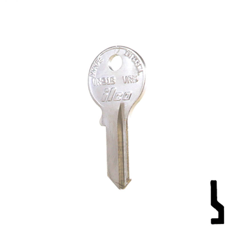 Uncut Key Blank | Viro | VR5, VR91B Padlock Key JMA USA