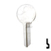 Uncut Key Blank | Viro | VR91AR, VR7 Padlock Key Ilco