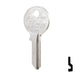 Uncut Key Blank | Viro | VR91AR, VR7 Padlock Key Ilco