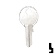 Uncut Key Blank | Viro | VR91CR Padlock Key Ilco