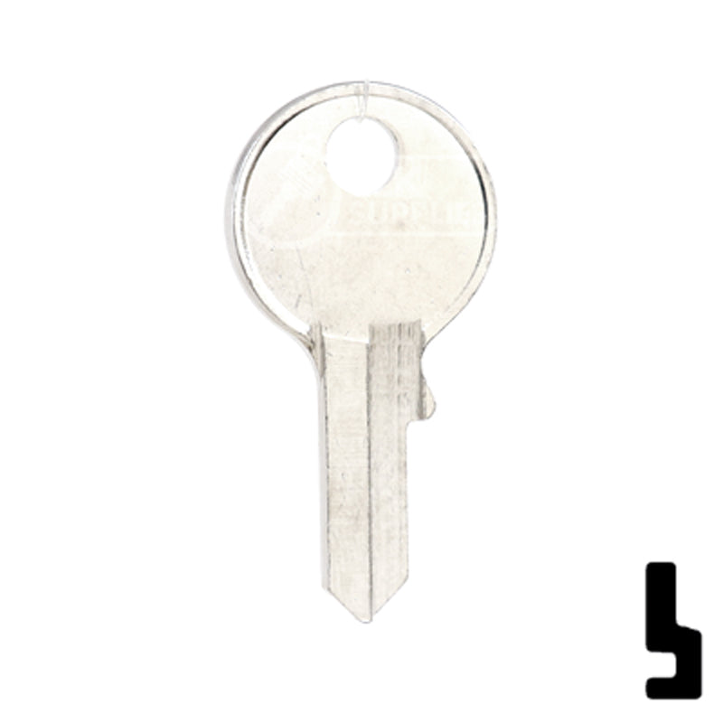 Uncut Key Blank | Viro | VR91CR Padlock Key Ilco
