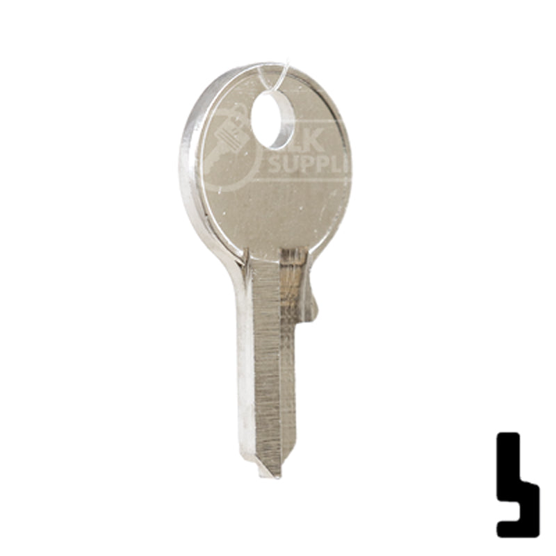Uncut Key Blank | Viro | VR91CR Padlock Key Ilco